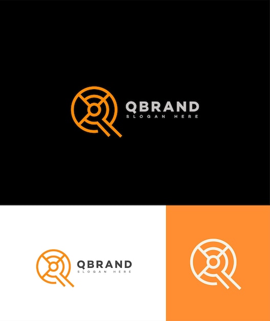 Q letter logo icon identità del marchio q letter sign symbol template