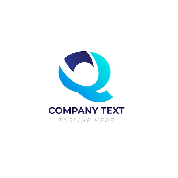 q letter minimal logo design for Unique and Memorable business