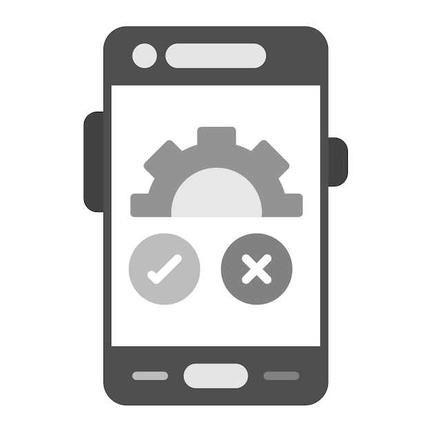テスト Qa アイコンベクトル画像はモバイルアプリ開発に使用できます