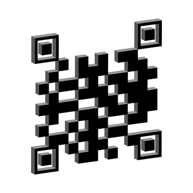 Qar code. Code icon. Computer technology concept. Vector illustration. Stock image.