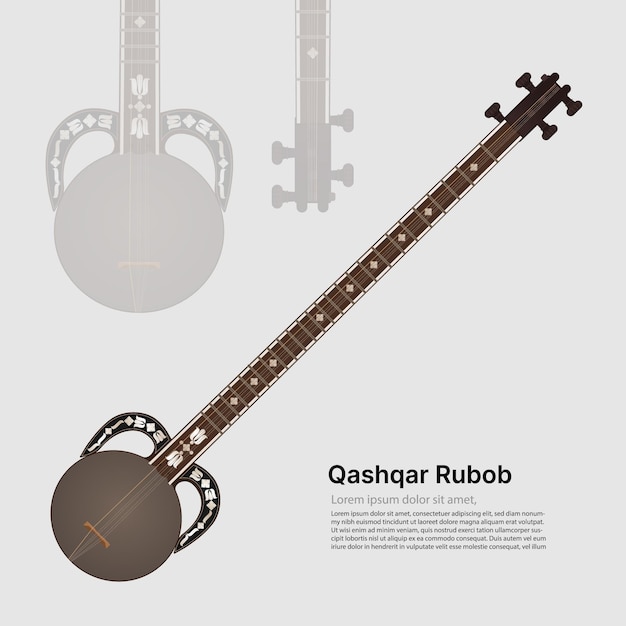 Qashqar rubob Oezbeeks nationaal muziekinstrument