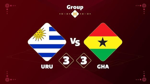 Qatar 2022 competitie uruguay vs ghana wedstrijd