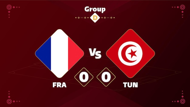 Qatar 2022 competition france vs tunisia match