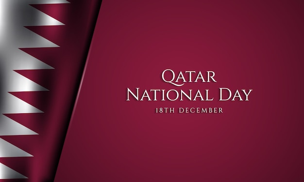 Qatar national day background design