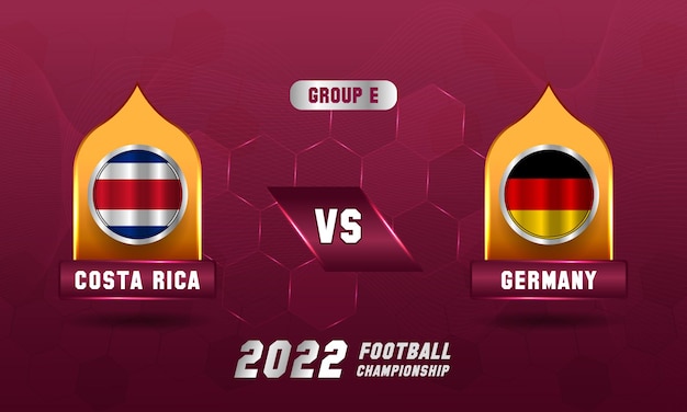 Qatar Soccer World Cup 2022 Costa Rica vs Duitsland wedstrijd