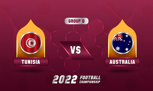 Qatar Soccer world cup 2022 Tunisia vs Australia match