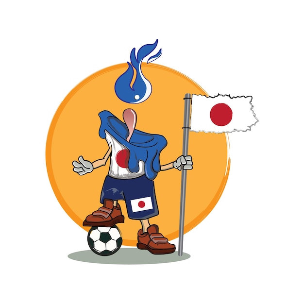 Qatar world cup character, Japan country