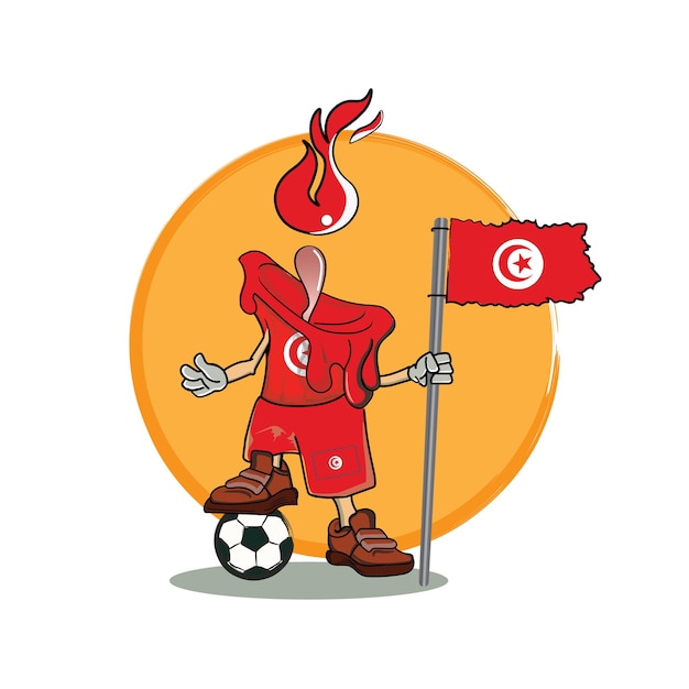 Qatar world cup character tunisia country