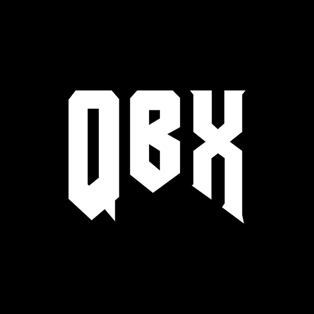 QBX letter logo design for technology company QBX logo design black and white color combination QBX logo QBX vector QBX design QBX icon QBX alphabet QBX typography logo design