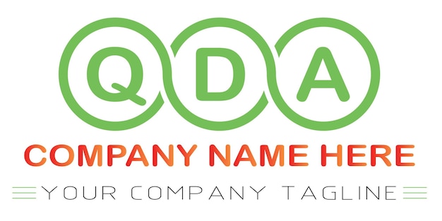 Qda brief logo ontwerp