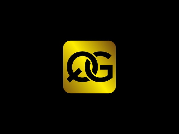 Vector qg logo design