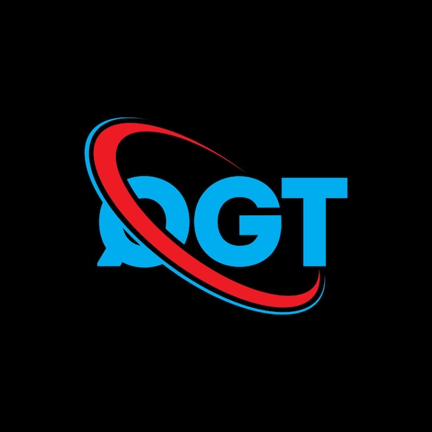 Logo qgt lettera qgt lettera logo design iniziali logo qgt collegato con cerchio e maiuscolo monogramma logo qgt tipografia per il business tecnologico e marchio immobiliare