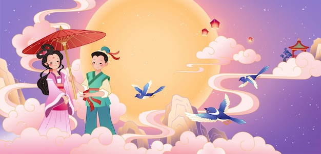 Qixi festival banner