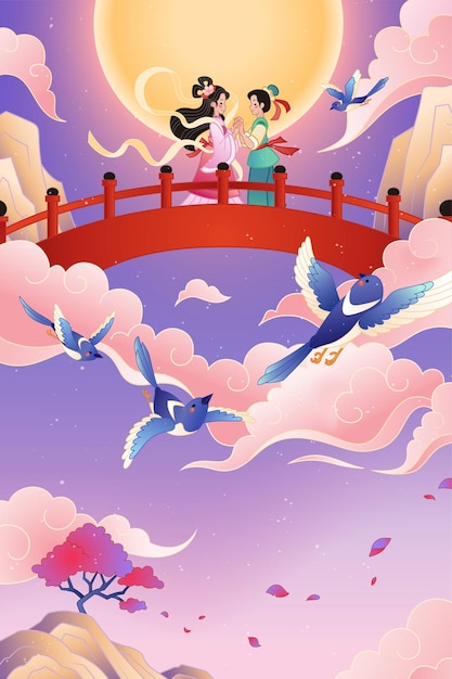 Qixi festival banner