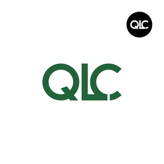 Vector qlc logo letter monogram ontwerp