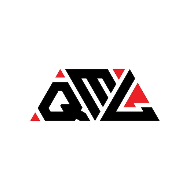 qml triangle letter logo design with triangle shape qml triangle logo design monogram qml triangle vector logo template with red color qml triangular logo simple elegant and luxurious logo qml