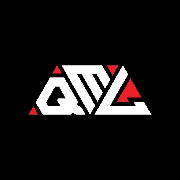 qml triangle letter logo design with triangle shape qml triangle logo design monogram qml triangle vector logo template with red color qml triangular logo simple elegant and luxurious logo qml