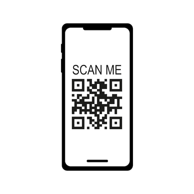 QR Code Barcodelike pattern scannable matrix encoded data information storage data retrieval tool digital shortcut Vector line icon for Business and Advertising