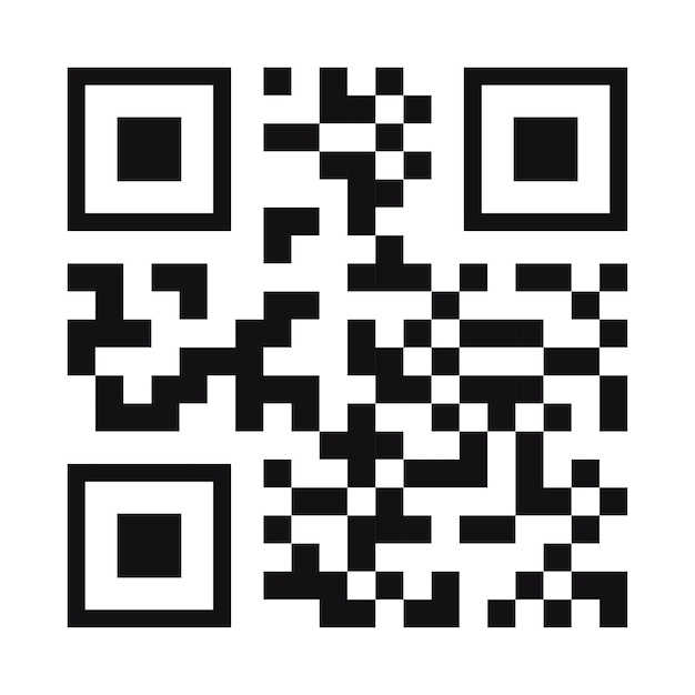 Qr code black color isolated on background