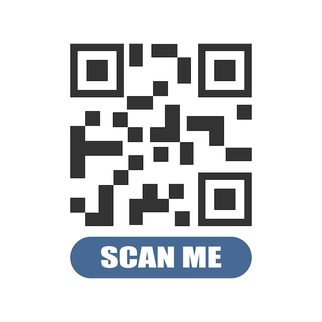 Qr code for commerce vector