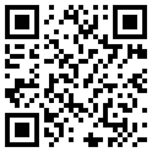 Икона QR-кода, выделенная на белом фоне