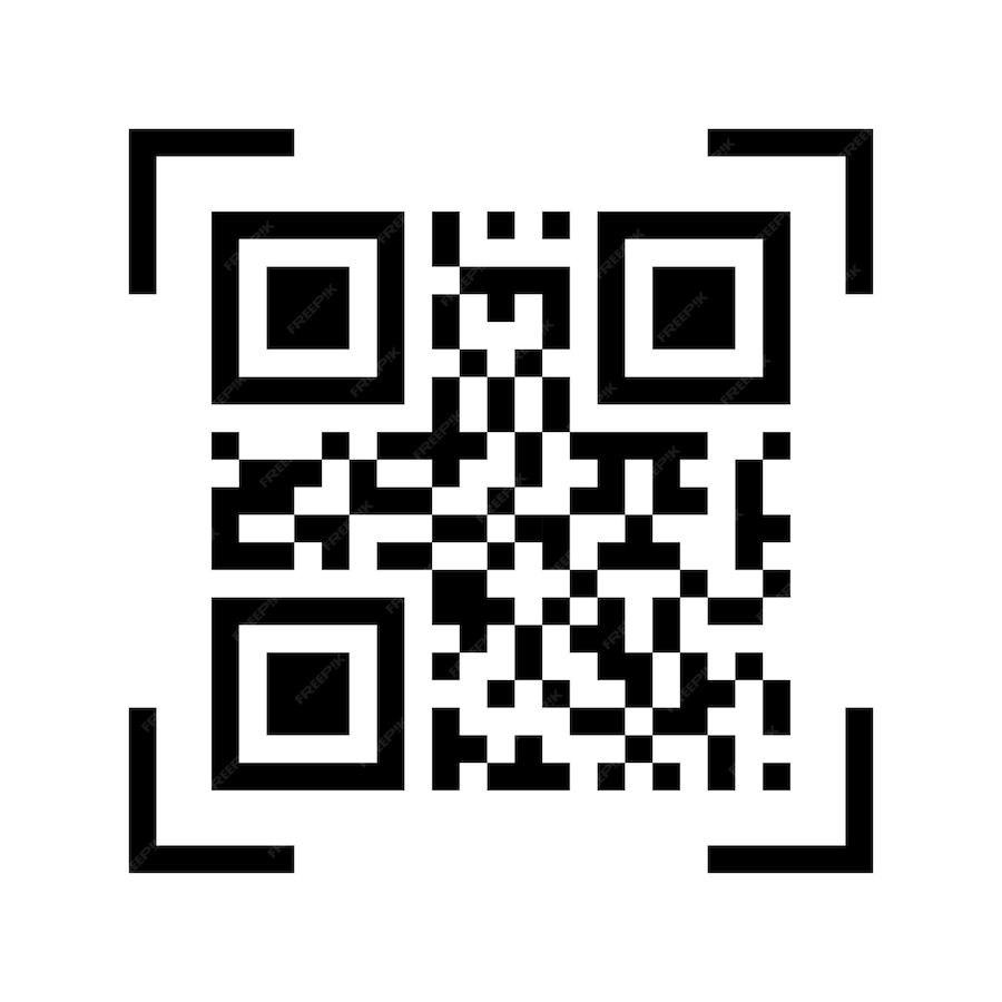 Premium Vector Qr code icon Qr code sample icon in abstract style on