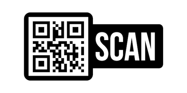 QR コード アイコン スキャン・ミー・ベクトル