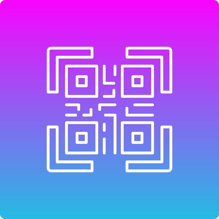 Vector qr code icon