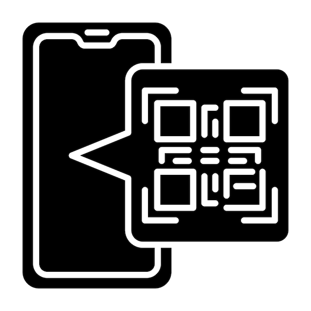 Vector qr code icon