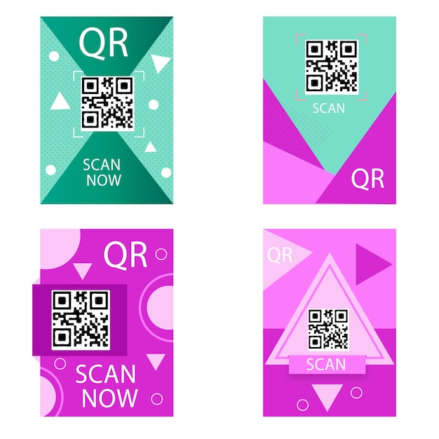 QR 코드 라벨 세트