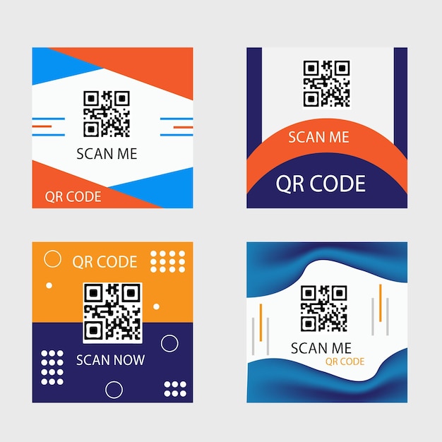 QR Code label set