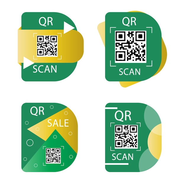 QR 코드 라벨 세트