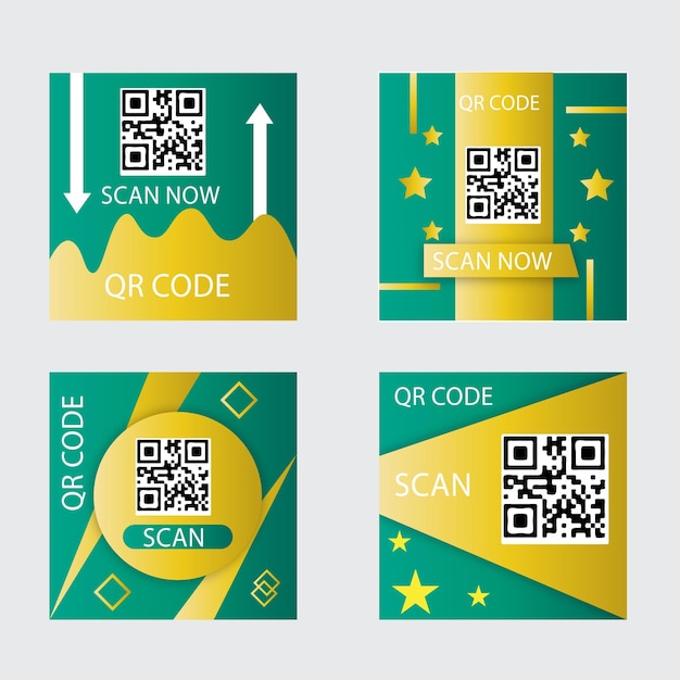 QR Code label set