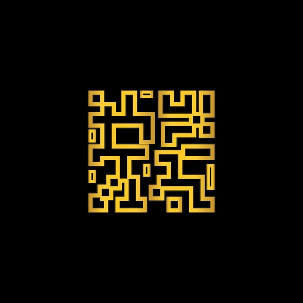 Фон логотипа QR-кода