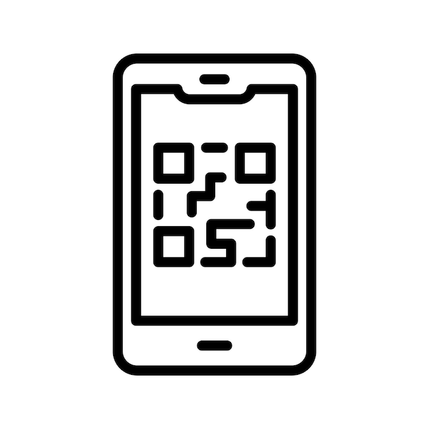 모바일 아이콘에 Qr 코드