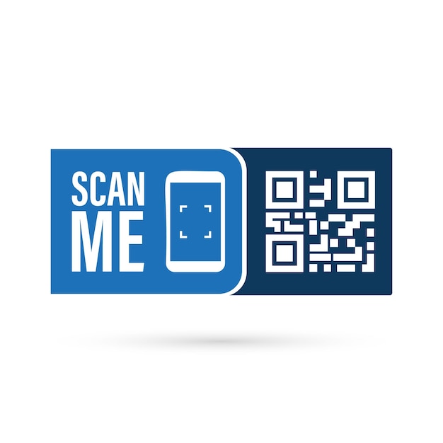 Qr code for payment qr code for smartphone inscription scan me with smartphone