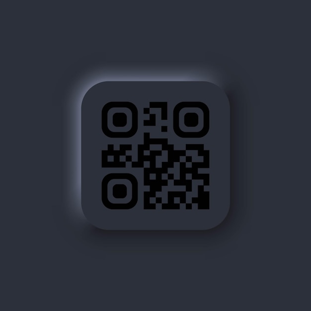 Qr code scan badge icon