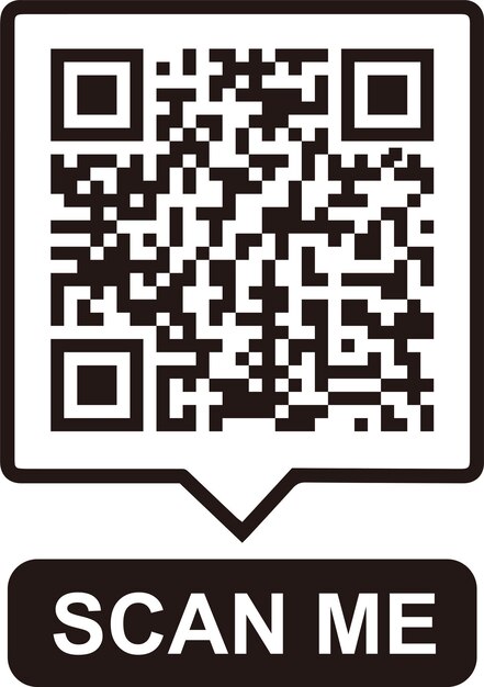 QR-code scan icoon Scan me frame QR-code scannen voor smartphone