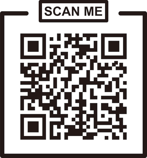QR-code scan icoon Scan me frame QR-code scannen voor smartphone