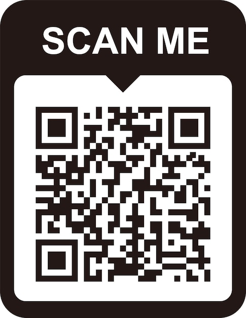 QR-code scan icoon Scan me frame QR-code scannen voor smartphone