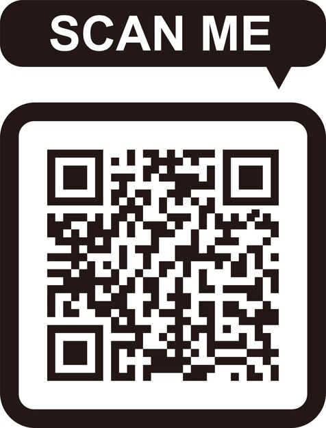 QR-code scan icoon Scan me frame QR-code scannen voor smartphone