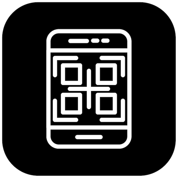 QRコードスキャン ベクトルイラスト