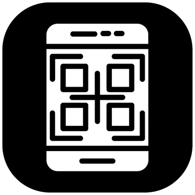 QRコードスキャン ベクトルイラスト