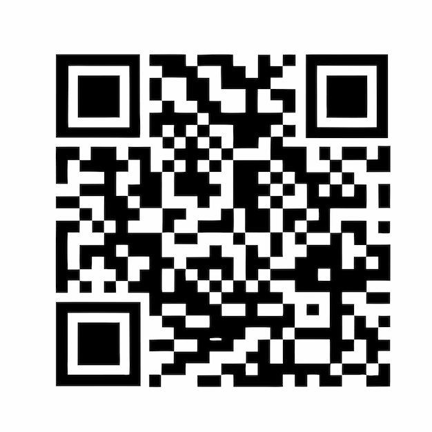 QR-code silhouet vector illustratie 2