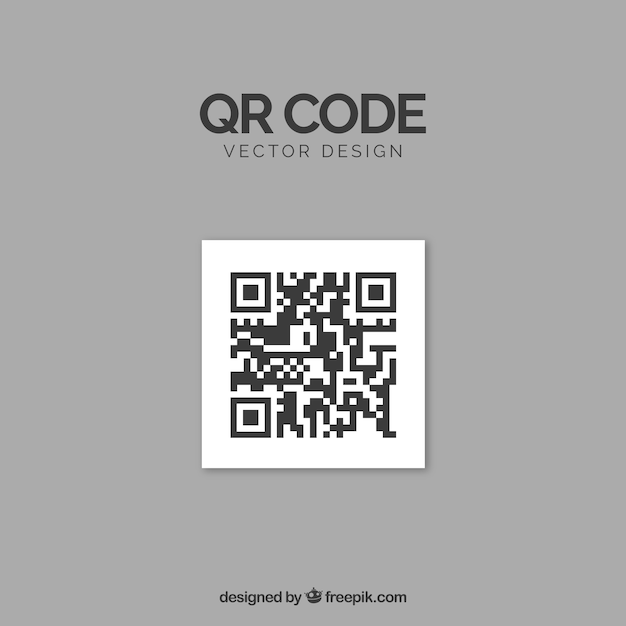 Vettore qr code