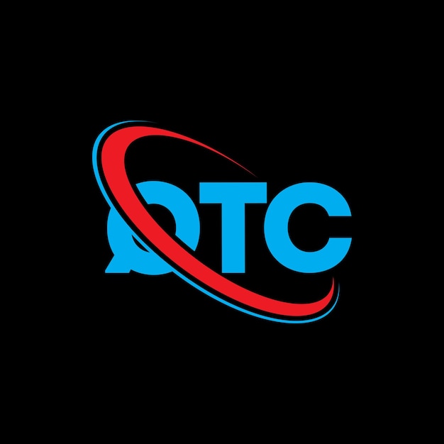 QTLC 로고: QTLC 문자 QTLC 글자 로고 디자인 이니셜 QTTC 로고는 원과 대문자 모노그램 로고 QTTC 기술 비즈니스 및 부동산 브랜드를 위한 타이포그래피