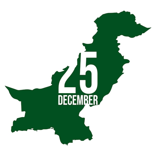 День Quaid e Azam, 25 декабря 2022 г., сообщение в социальных сетях, день рождения.