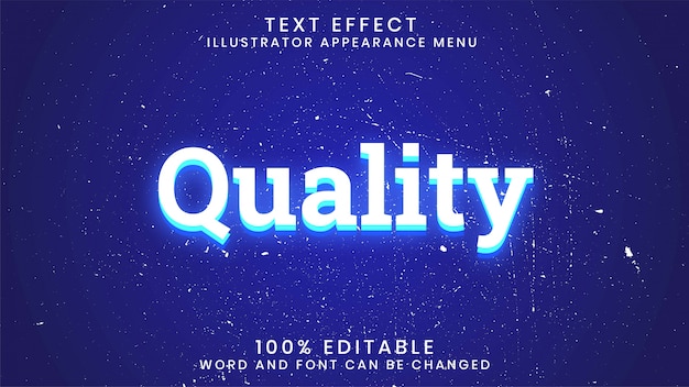 Quality Editable Glowing Text Effect Style Template