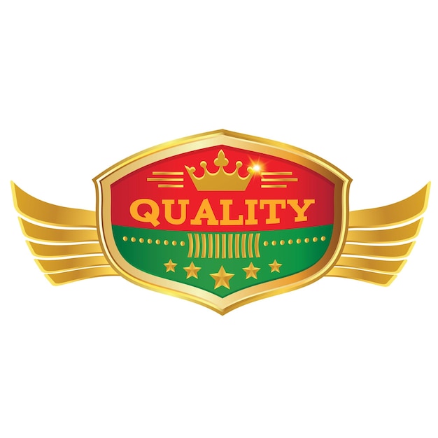 Vector quality guaranteed award in illustrator