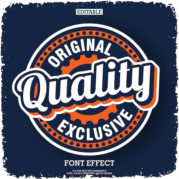 Quality and original label design